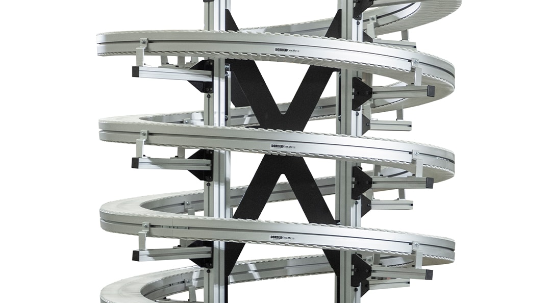 Helical Conveyor Belt System