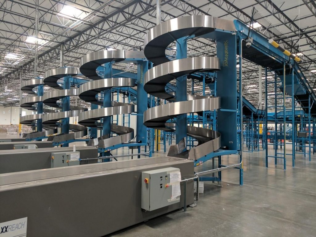 Spiral Conveyor for Distribution